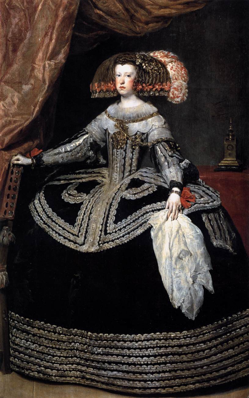 Portrait of Mariana of Austria by Diego Velázquez
