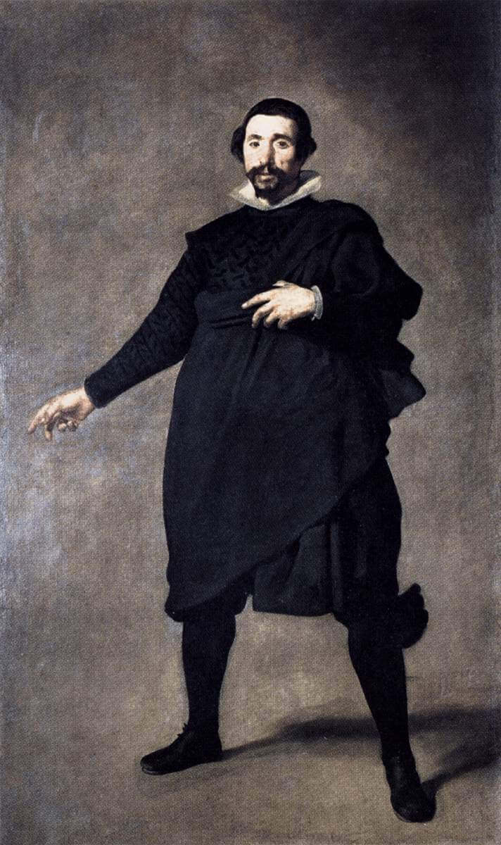 The Buffoon Pablo de Valladolid, 1636 by Diego Velázquez