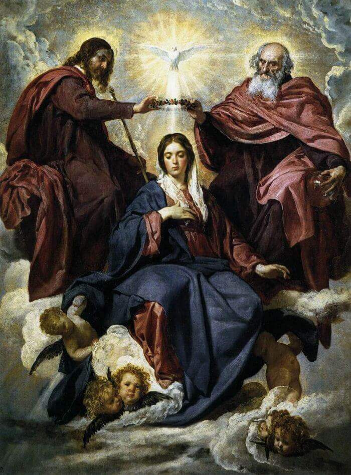 The Coronation of the Virgin, 1645 by Diego Velázquez