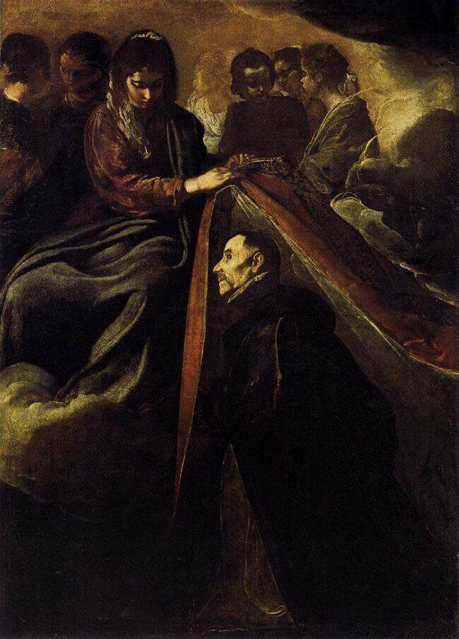 The Virgin Presenting the Chasuble to Saint Ildephonsus, 1623 by Diego Velázquez
